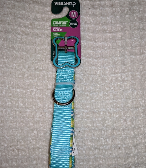 NWT! Medium Padded Dog Collar (14"-20" Neck) - Picture 1 of 5